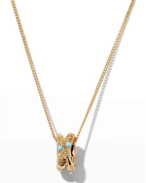 ouroboros necklace gucci|Gucci Ouroboros Necklace .